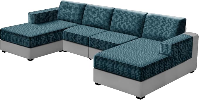 UNBBRRL 10 Pieces Stretch Sofa Cushion Covers by UNBBRRL
