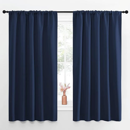 NICETOWN Navy Curtains Blackout Draperies by NICETOWN