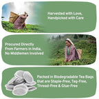 HANDPICK, Organic English Breakfast Black Tea Bags (100 Count) USDA Organic, Non-GMO | Strong, Robust, High-Caffeine Black Tea | Eco-conscious Tea Bags, Brew English Breakfast Tea & Kombucha Tea