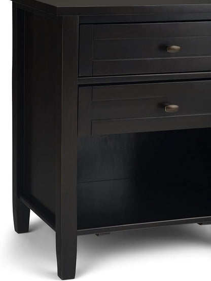 SIMPLIHOME Warm Shaker Bedside Table - Image 9