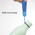 Insulated Water Bottle with Strap,25 oz Double Wall Stainless Steel Vacuum Bottles Metal Water Flask,Mint