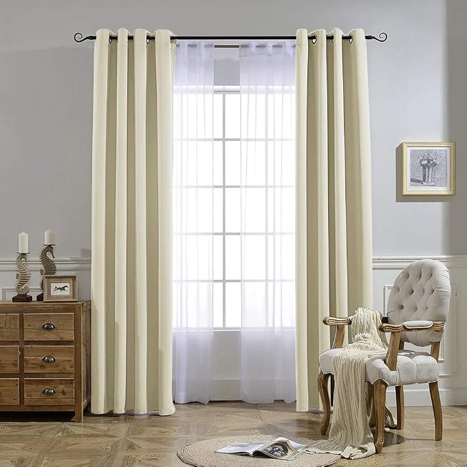 NICETOWN Room Darkening Curtains 108 inch Length - Image 7