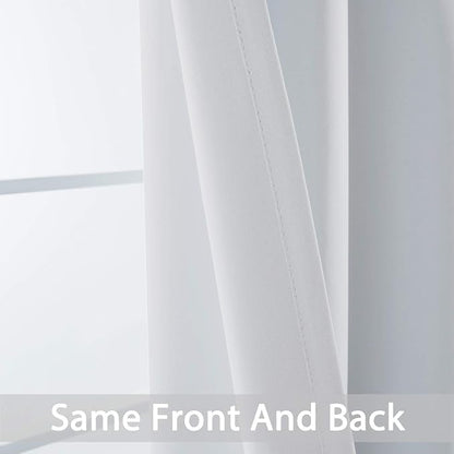 Yakamok Room Darkening Curtains 42x72 inch Greyish White-Living Room | 2 panels - Image 4