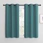 NICETOWN Short Kitchen Blackout Curtains, Thermal Insulated Solid Grommet by NICETOWN