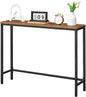HOOBRO Narrow Console Table, 39.4" Small Entryway Table, Thin Sofa Table by HOOBRO