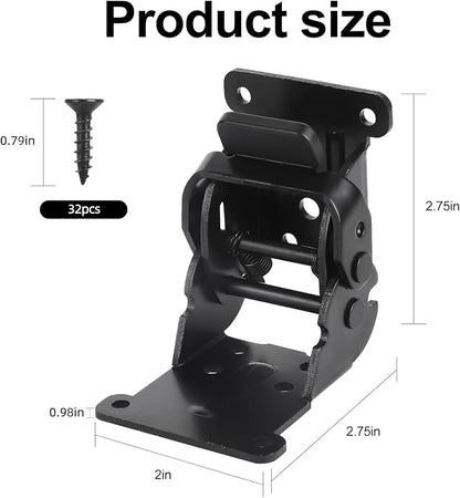 Self Locking Hinges Furniture Table Legs Locking Brackets, 90 Degree Folding - Image 2
