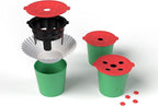 Reusable K Cup (6 JavaJigs; 180 Filters) 2.0 compatible - Our refillable K Cup for Keurig uses pressure to brew a flavorful, healthy, cost effective, and eco-friendly cup of coffee MADE IN USA