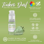 Bakell - Leaf Green Tinker Dust (4g, 1x Mini Spray Pump) Edible Glitter for Food, Desserts, and Beverages!