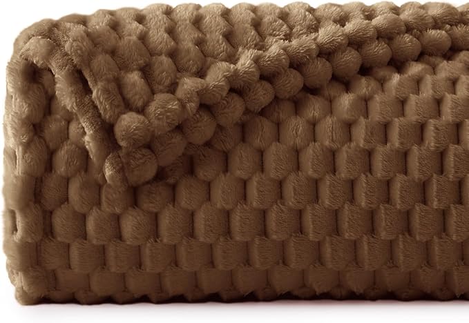 BEDELITE Brown Large Throw Blanket - Image 2