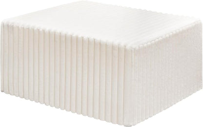 Hobestluk Rectangle Ottoman Memory Foam Footrest - Image 9