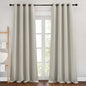 NICETOWN Natural Room Darkening Bedroom Curtains 96 inches Long, Grommet by NICETOWN
