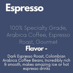 Sarasota Coffee Ground Espresso | Dark Roast Gourmet Coffee Grounds | Low Acid, Mold Free, Specialty Grade, Bulk Ground Espresso Coffee | 5lb (80 oz)