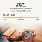 Peet's Coffee, Medium Roast Decaf Keurig K-Cup Pods - Decaf Especial 60 Count (6 Boxes of 10 K-Cup Pods)