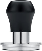 Normcore 57.5mm Coffee Tamper V4.1 Mini, Spring-Loaded with Click Feedback, 304 Stainless Steel Flat Base, Compatible with Lelit Anna Portafilter, Black