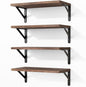 Fixwal Floating Shelves for Wall, Wood Wall Mounted Shelves for Bedroom by Fixwal