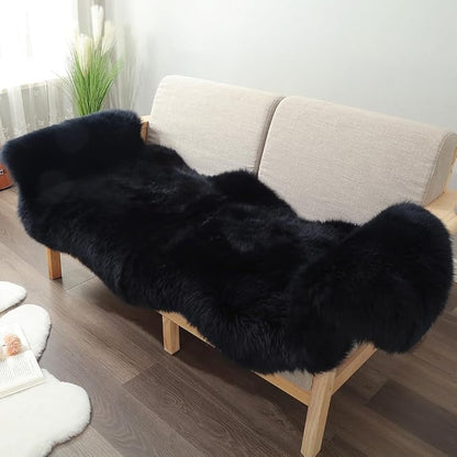 IRIWOOL Premium Genuine Fur Sheepskin Rug Real Australia Sheepskin Natural by IRIWOOL