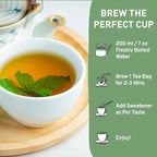 HANDPICK, Peppermint Tea, Eco-Conscious Tea Bags - 100 Count | Caffeine Free, Non-GMO | Minty, Fresh & Cool flavor | Direct From Source