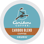 Caribou Coffee Keurig Single-Serve K-Cup Pods, Caribou Blend Medium Roast Coffee, 24 Count