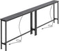 SUPERJARE 78.8 Inch Narrow Console Table by SUPERJARE