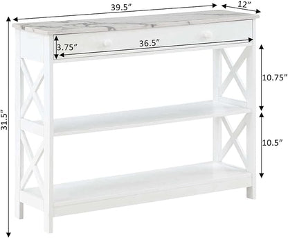Convenience Concepts Oxford 1 Drawer Console Table - Image 3