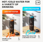 Portable Coffee Maker Travel Espresso Machine 120W Red Color, 19 Bar Pressure 7500mAh Rechargeable Battery Version Portable On the Go for Camping, Driving, Home and Office Travelling