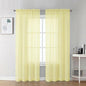 Chyhomenyc Sheer Curtains 72 Inch Length 2 Panels by Chyhomenyc