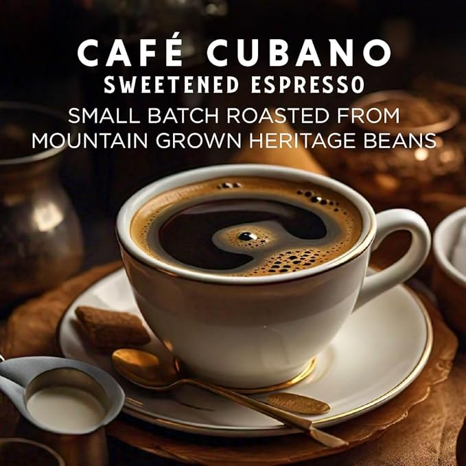 Oriente Dark Roast Instant Coffee, 20 ct, Sweetened Espresso – 100% Arabica Coffee, Instant Hot or Iced Coffee - Just add water
