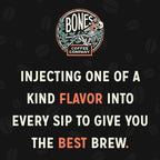 Bones Coffee Company Santa Jack, Cranberry Creme Brulee Flavored Coffee Pods, Low Acid Medium Roast Single-Serve Bones Cups for K-Cups Coffee Maker from The Nightmare Before Christmas, 12 Count