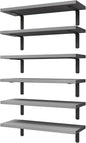 WOPITUES Wood Floating Shelves Set of 6, Shelves by WOPITUESOfficial