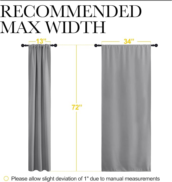 NICETOWN Sidelight Curtains for Front Door - Image 7