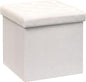 B FSOBEIIALEO Storage Ottoman Velvet Tufted Folding Ottomans Footstool Rest Seat by BFSOBEIIALEO