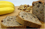 Nadel - Naturally Delicious Banana Nut bread, 8 Pack, Fresh Bananas, Crunchy Walnuts, Lunch snack breakfast bars Natural fresh brand, Cake Slices