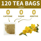 Lynginya Mullein Leaf Tea Bags, 60 Tea Bags (Pack of 2) - Premium Mullein Leaf - Natural Herbal Tea - Earthy & Mild - No Sugar & No Caffeine - Total 120 Bags