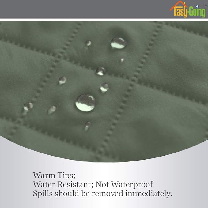 Easy-Going Reversible Couch Cover, Recliner 19 in, Water Resistant Furniture Mat - Image 3