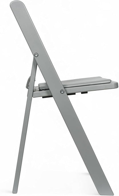 Flash Furniture Hercules Set of 10 Kids Gray Resin Folding Chair - Image 13