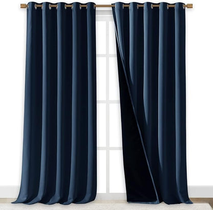 NICETOWN 100% Blackout Blinds, Laundry Room Decor Window Treatment Curtains - Image 2