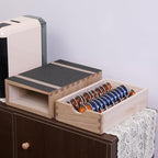 Drawer Holder for Coffee Brew - Kitchen Machine Accessories Stand Shelf Countertop - Serve Coffee Station and Pod Capsules Storage Organizer for Home Decor Office Storage Solution CF1D1C-Light