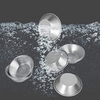 Weilan 25 Pcs Mini Tiny Pie Muffin Cupcake Pans Tin Egg Tart Mold Bakeware -NonStick Puto Cup