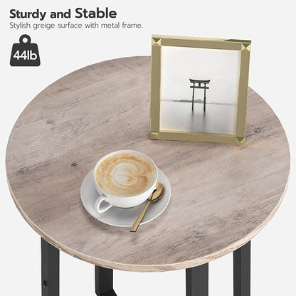 HOOBRO Side Table, Round End Accent Table - Image 7