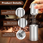 WDT Espresso Distribution Tools Espresso Stirrer Tool WDT Coffee Distributor for Barista Espresso Machine Accessories 9*0.35mm Espresso Grounds Stirrer with Extra 9 Replaceable Needles,Silver