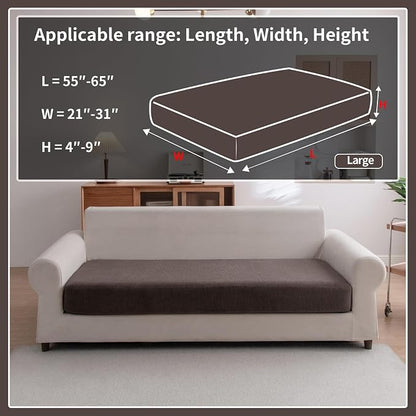 OHSIO Sectional Couch Covers, Wear Resistant Stretch Sofa Covers Washable Soft - Image 2