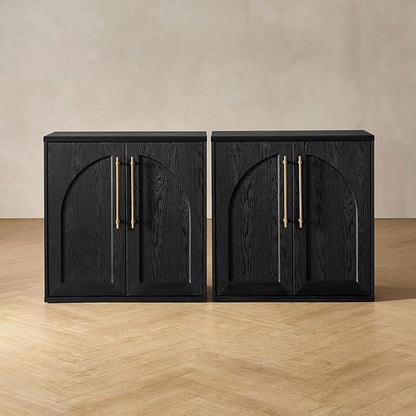 mopio Blake Storage Cabinet, Small Modular Accent Display Sideboard Buffet by MopioInc