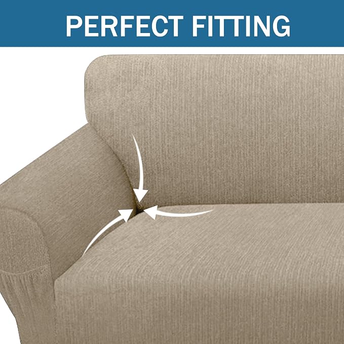 Loveseat Slipcover with 2 Pillow Cover - Image 3