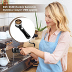 58mm Espresso Coffee Machine Electric Cleaning Brush Espresso Machine Cleaning Brush 360° Totally Enclosed Cleaning for E61, Flair 58, ECM, Rocket, Sanremo, Synesso, Slayer, VBM