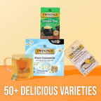 Twinings Pure Camomile Herbal Tea Individually Wrapped Bags, 100 Count (Pack of 1), Delicate for Pure Relaxation, Naturally Caffeine-Free, Enjoy Hot or Iced, 100 Teabags
