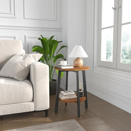 sthmec Side Table Set of 2, Small Round End Table - Image 4