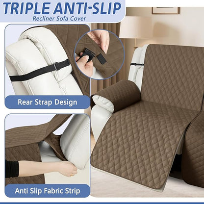 Arfntevss Recliner Sectional Couch Covers Waterproof L Shape Sofa Cover - Image 4