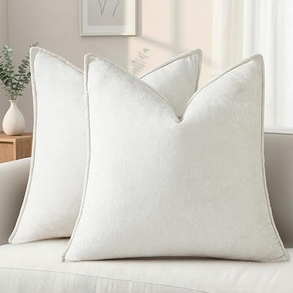decorUhome Summer Couch Throw Pillow Covers 16x16 Set of 2, Decorative Soft by decorUhome