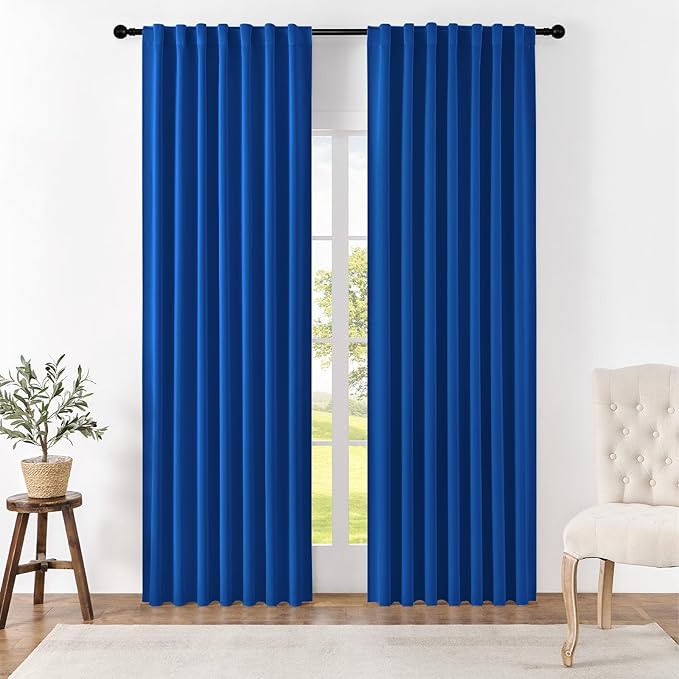 Joydeco Blackout Curtains 96 Inches Long by JOYDECO