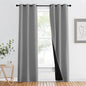 NICETOWN Full Shade Curtain Panels, Pair of Energy Smart & Noise Blocking Out by NICETOWN